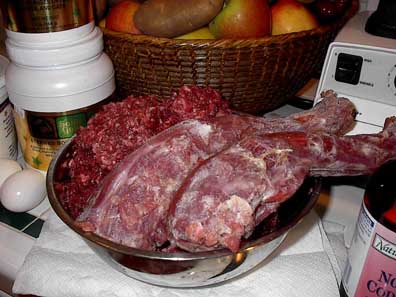 german shepherd raw diet plan
